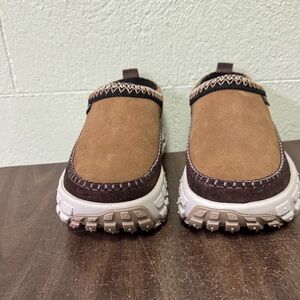 UGG Brown and Tan Mules